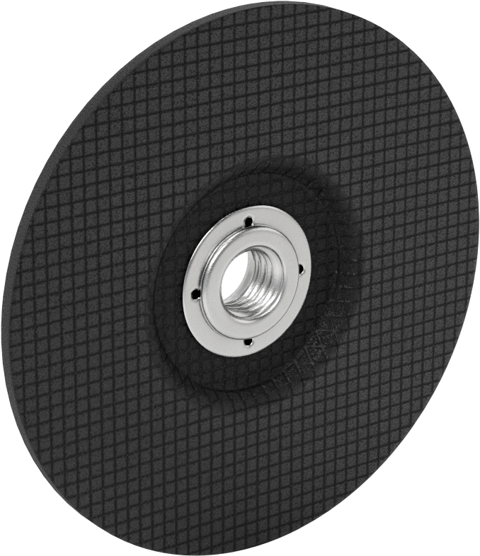 Açı Taşlama Diski - Yumuşak Metallerde Kullanım, Dişli Mil Deliği, 4-1/2" Çap, 1/8" Kalınlık