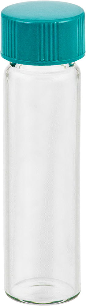 Cam Şişe, Şeffaf, 0,25 FL oz/7,5 ml Kapasite