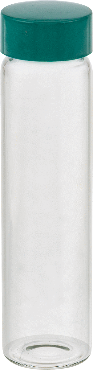 Cam Şişe, Şeffaf, 1 FL oz/30 ml Kapasite, 1" Çap