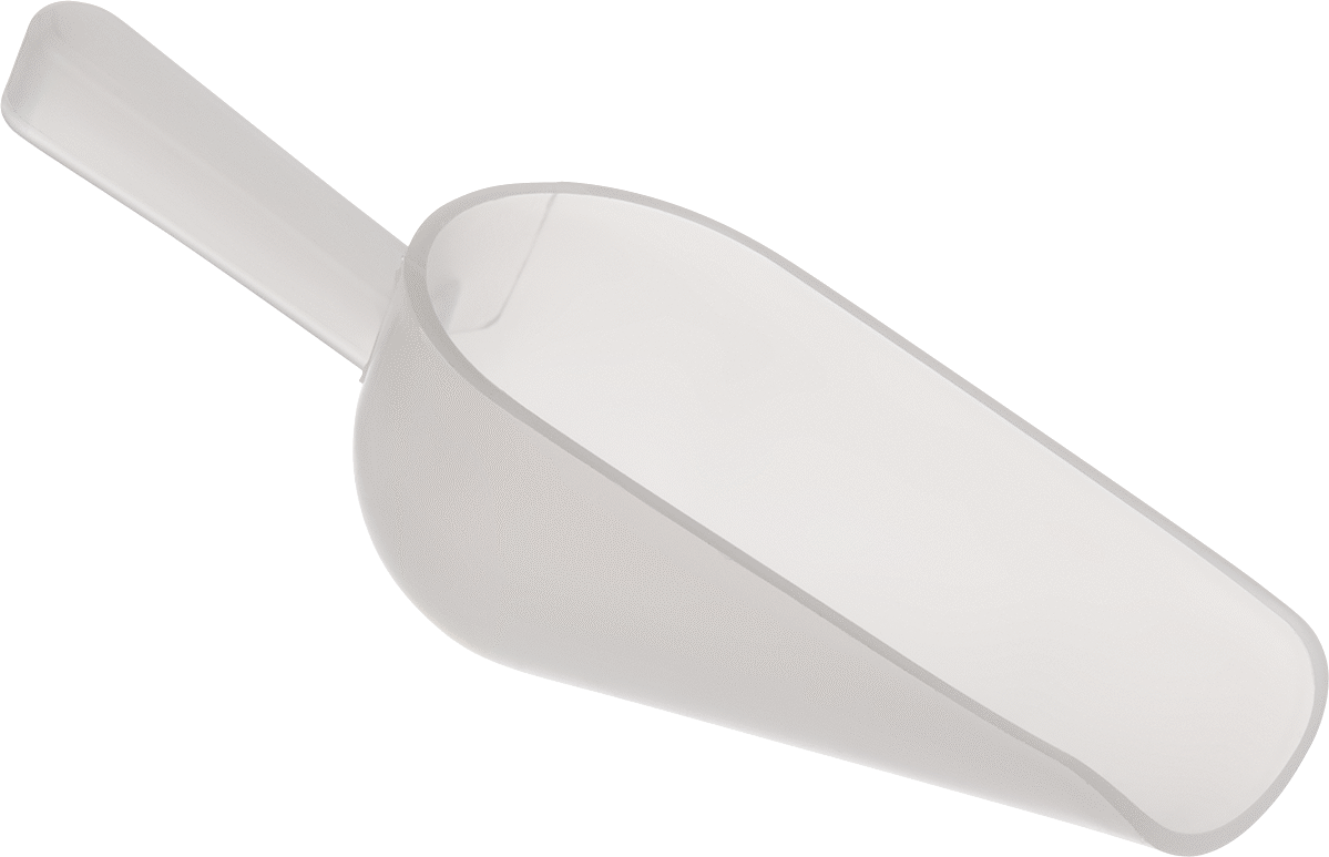Plastik Kepçe, Yuvarlak Taban ile, 8-1/4 FL. oz. Kapasite