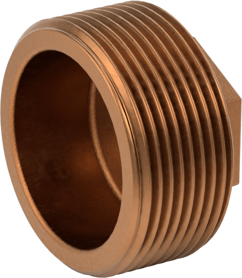Düşük Basınçlı Pirinç Dişli Boru Bağlantı Elemanı, Burç Adaptörü, Altıgen Gövde, 1-1/2 Erkek x 1/4 Dişi NPT