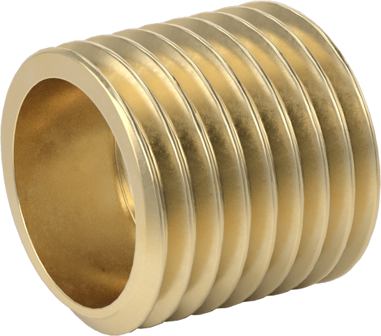 Düşük Basınçlı Pirinç Dişli Boru Bağlantı Elemanı, Burç Adaptörü, 1/4 NPT Erkek x 1/8 NPT Dişi
