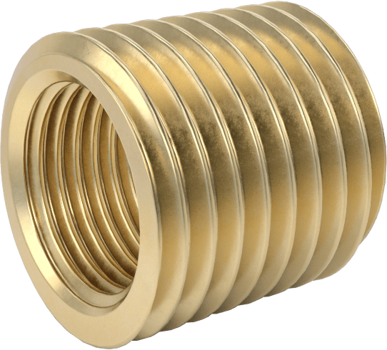 Düşük Basınçlı Pirinç Dişli Boru Bağlantı Elemanı, Burç Adaptörü, 1/4 NPT Erkek x 1/8 NPT Dişi