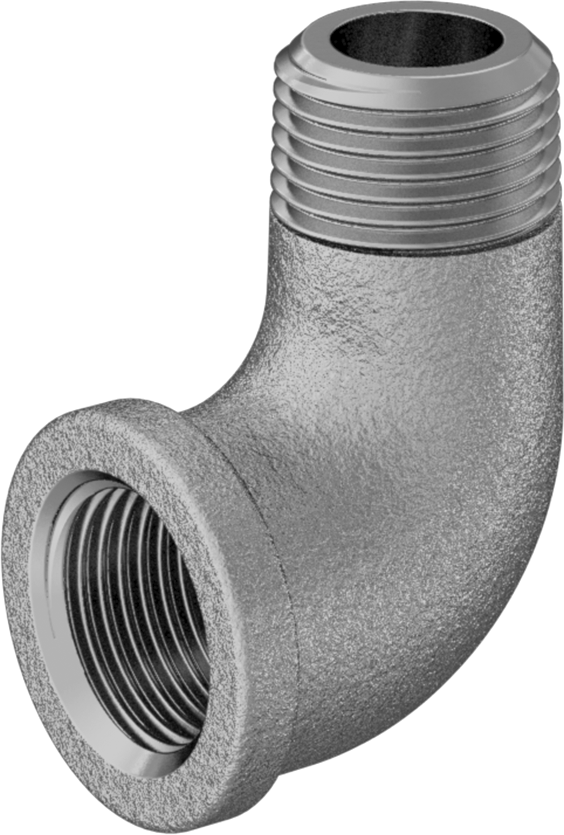 Düşük Basınçlı Pirinç Dişli Boru Bağlantı Elemanı, Burç Adaptörü, Altıgen Gövde, 1-1/4 Erkek x 1/4 Dişi NPT