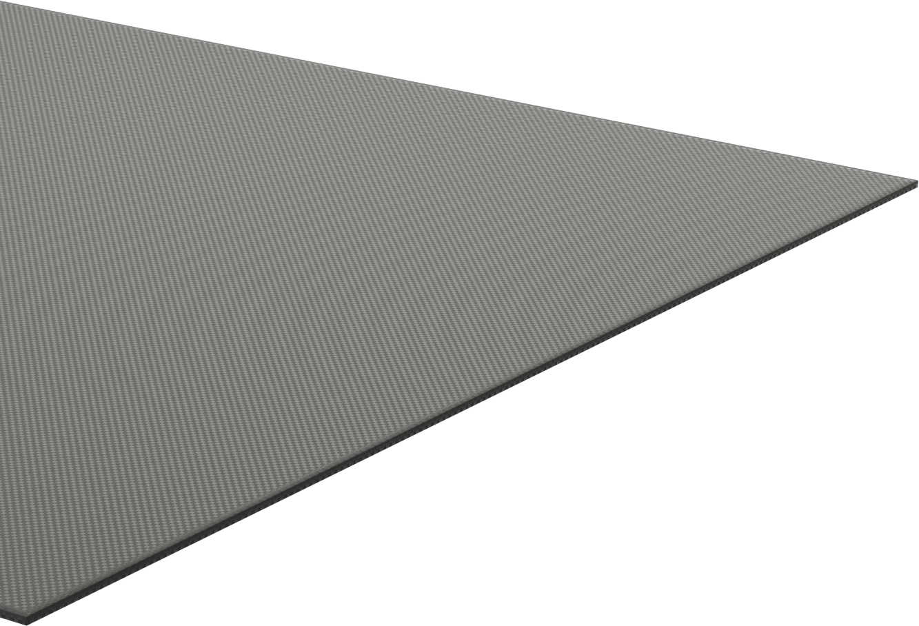 Yüksek Mukavemetli Hafif Karbon Fiber Levha, Çarpılmaya Dayanıklı, 24“ X24” X1/8"