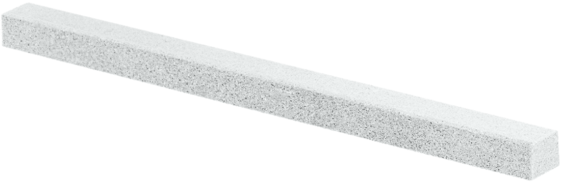 Novaculite Tek Taneli Bileme Taşı, Kare, 800 Kum, 4“ Uzunluk x 1/4” Genişlik