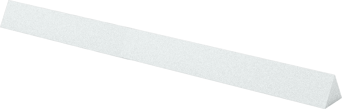 Novaculite Tek Taneli Bileme Taşı, Üçgen, 800 Kum, 6“ Uzunluk x 3/8” Genişlik
