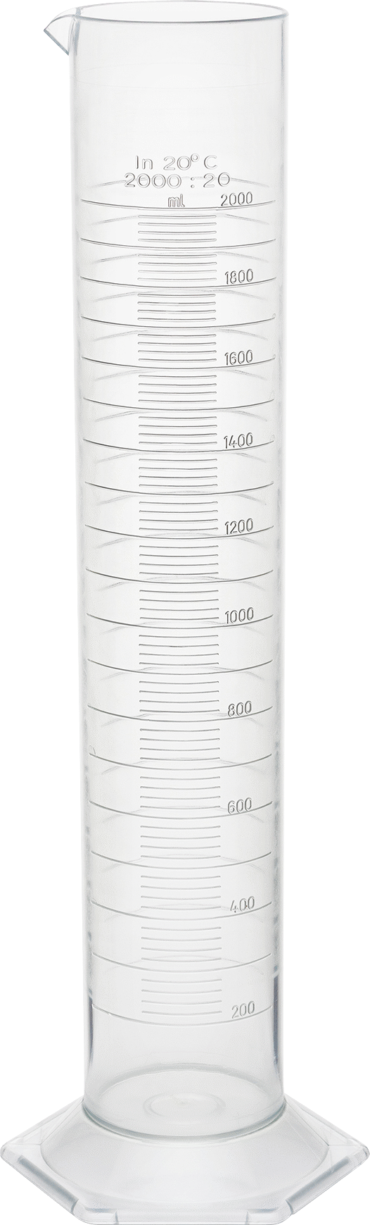 Pmp Plastik Ölçülü Silindir, 68 FL. oz./2000 ml Kapasite
