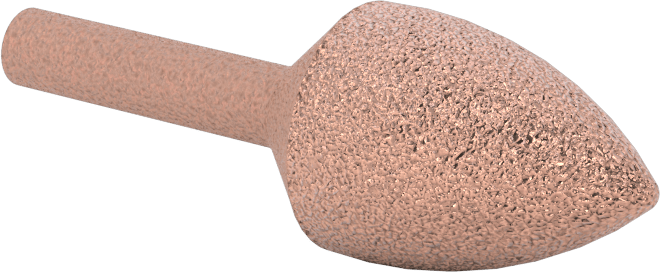 Metalsiz Malzemeler için Taşlama Ucu, 1/4" Şaft Çapı, 3/4“ Çap x 1” Uzunluk Başlık
