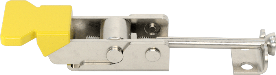 Ayarlanabilir Tutamaklı Çekme Mandalı, Vinil Kaplı Tutamağa sahip, 304 Paslanmaz Çelik, 4-1/2“ Uzunluk x 1-1/16” Genişlik