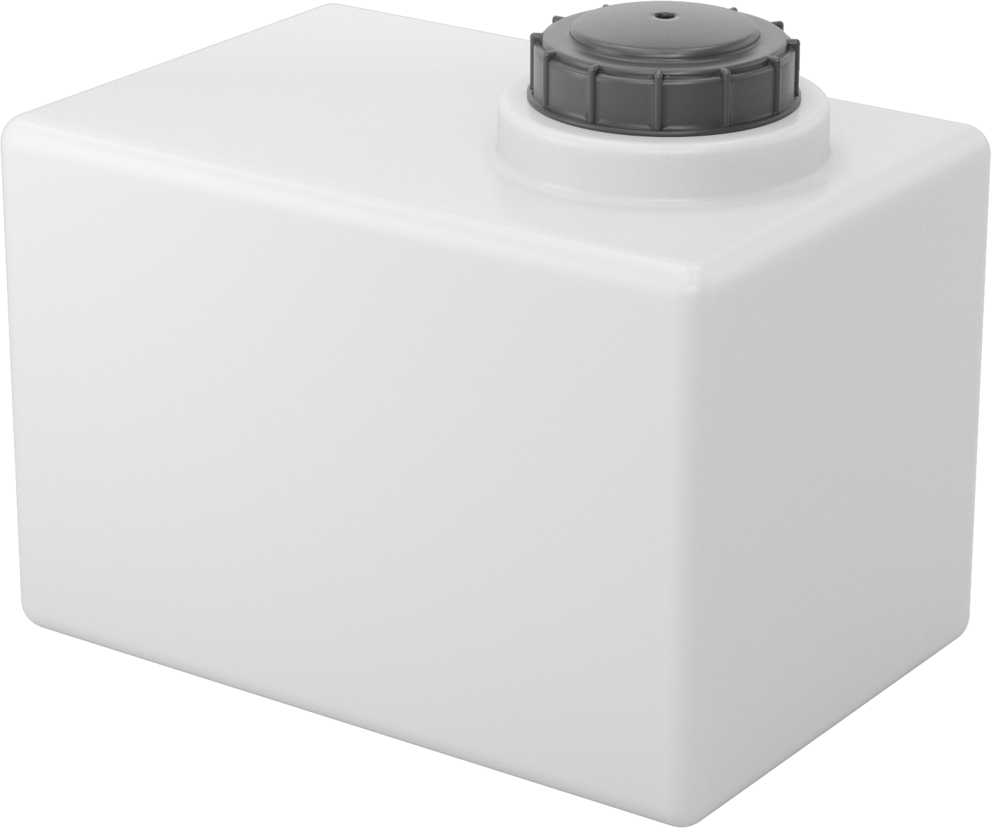 Dikdörtgen Plastik Tank, 16 Galon Kapasite