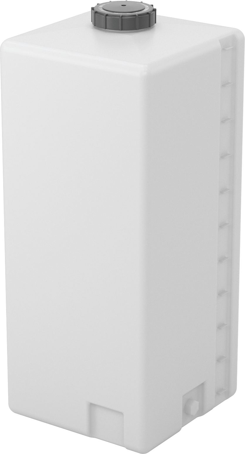 Dikdörtgen Plastik Tank, 55 Galon Kapasite