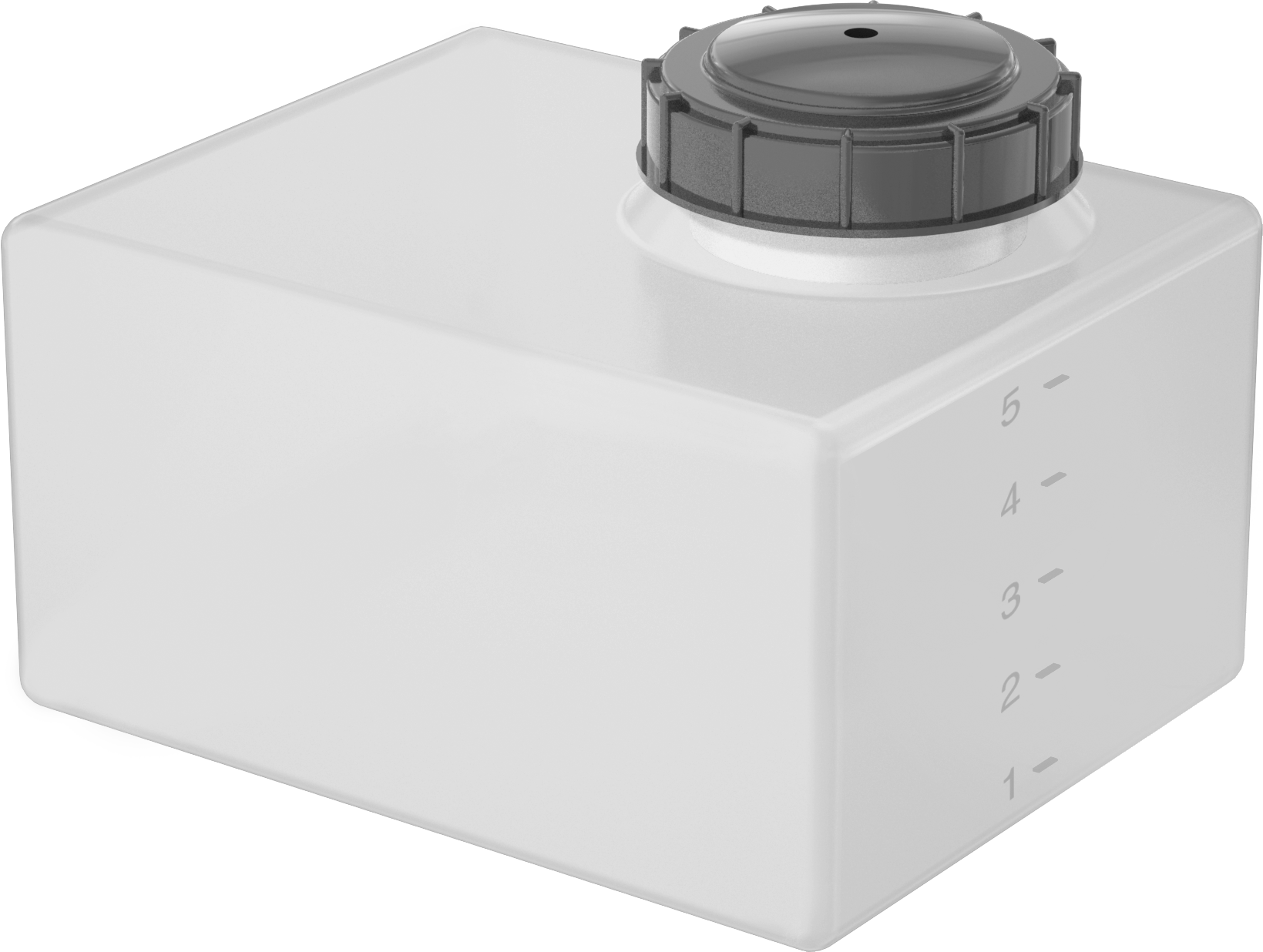 Dikdörtgen Plastik Tank, 6 Galon Kapasite