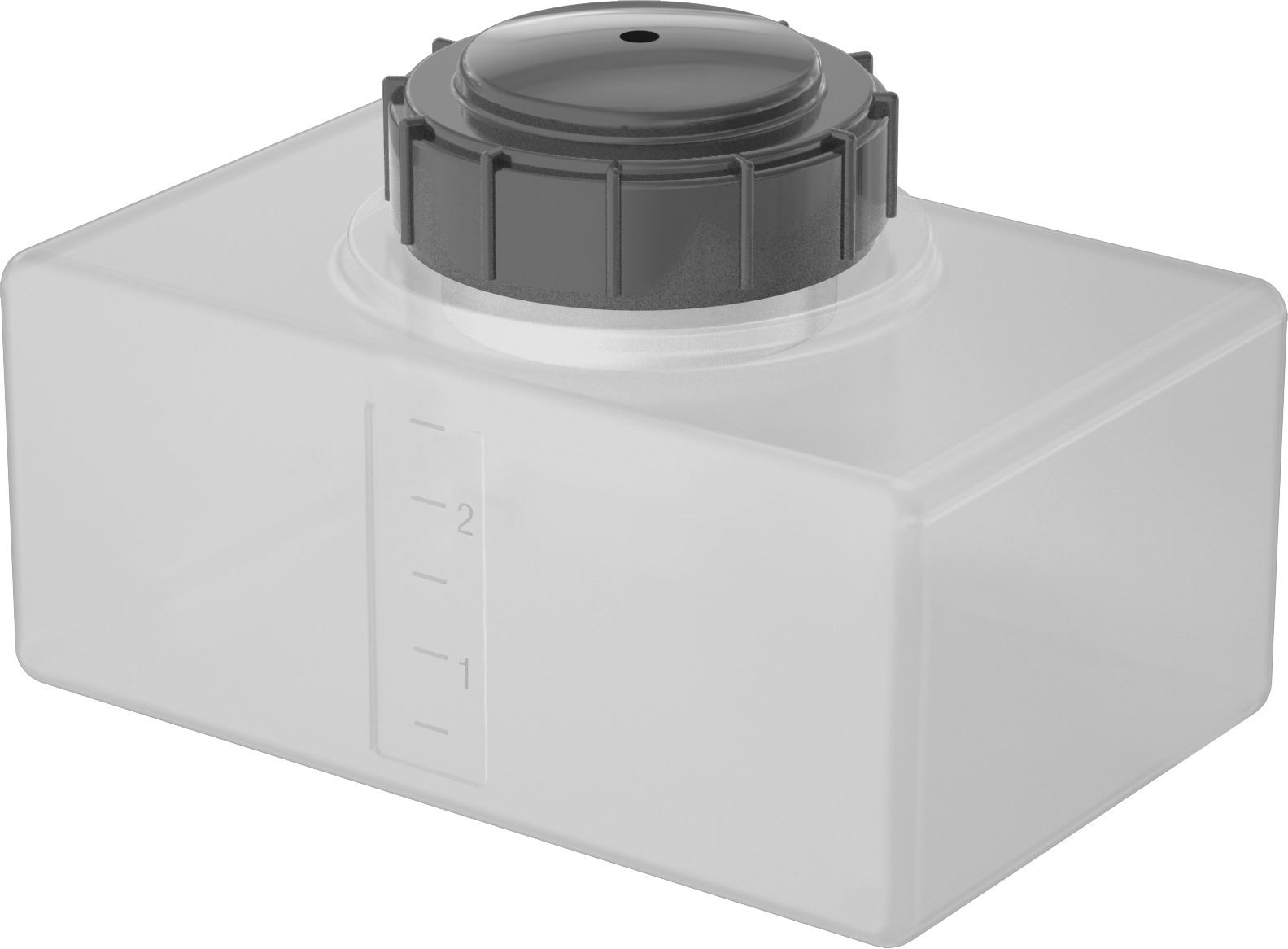 Dikdörtgen Plastik Tank, 2-1/2 Galon Kapasite