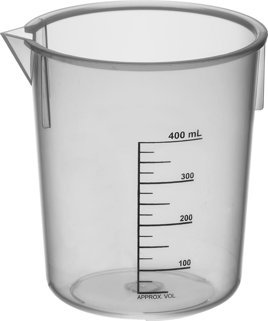 Polipropilen Beher, 13,5 FL oz/400 ml Kapasite