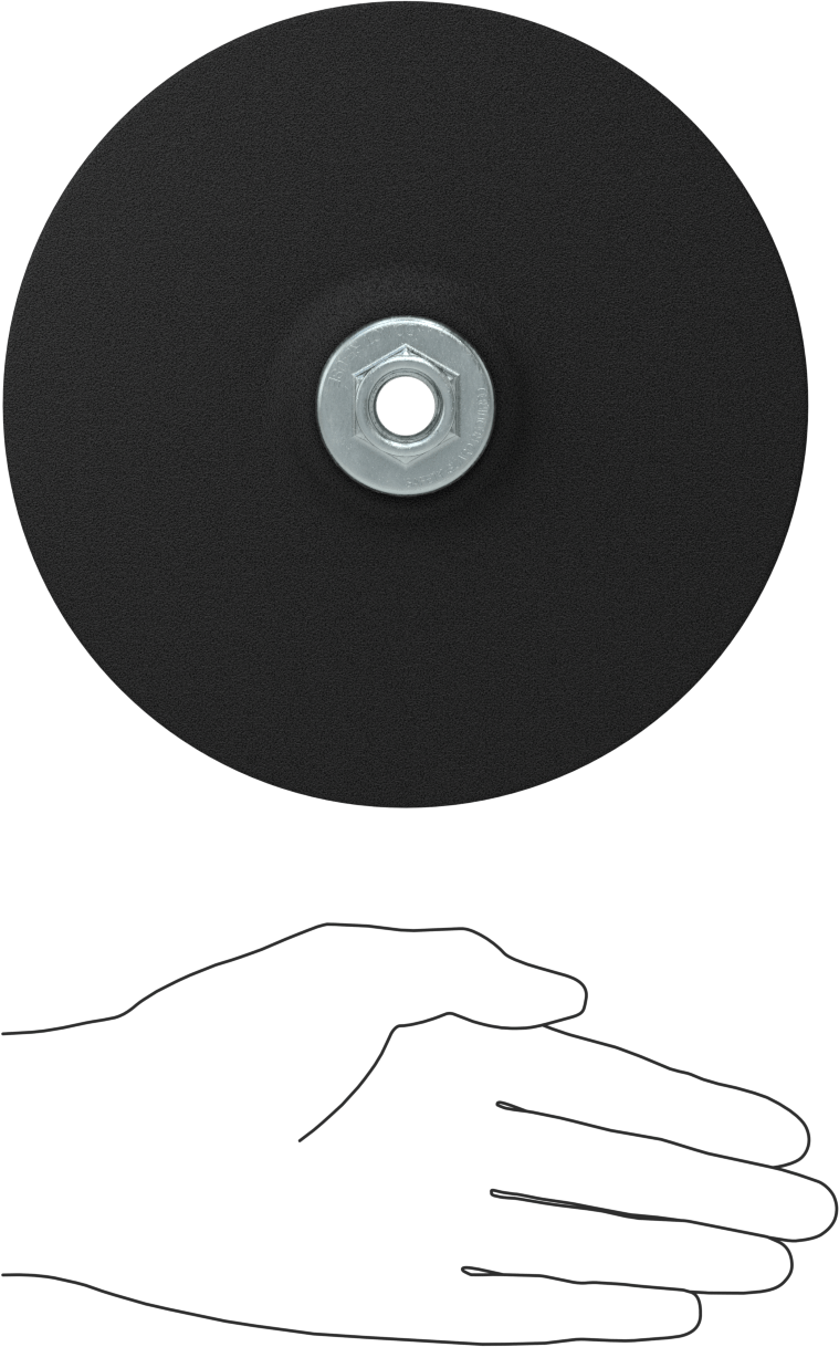 Uzun Ömürlü Açılı Taşlama Makinesi Tekerleği - Metaller Üzerinde Kullanım, Dişli Mil Deliği, 7" Çap, 1/8" Kalınlık