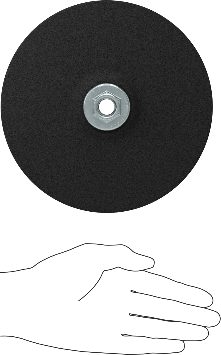 Uzun Ömürlü Açılı Taşlama Makinesi Tekerleği - Metaller Üzerinde Kullanım, Dişli Mil Deliği, 7" Çap, 1/4" Kalınlık