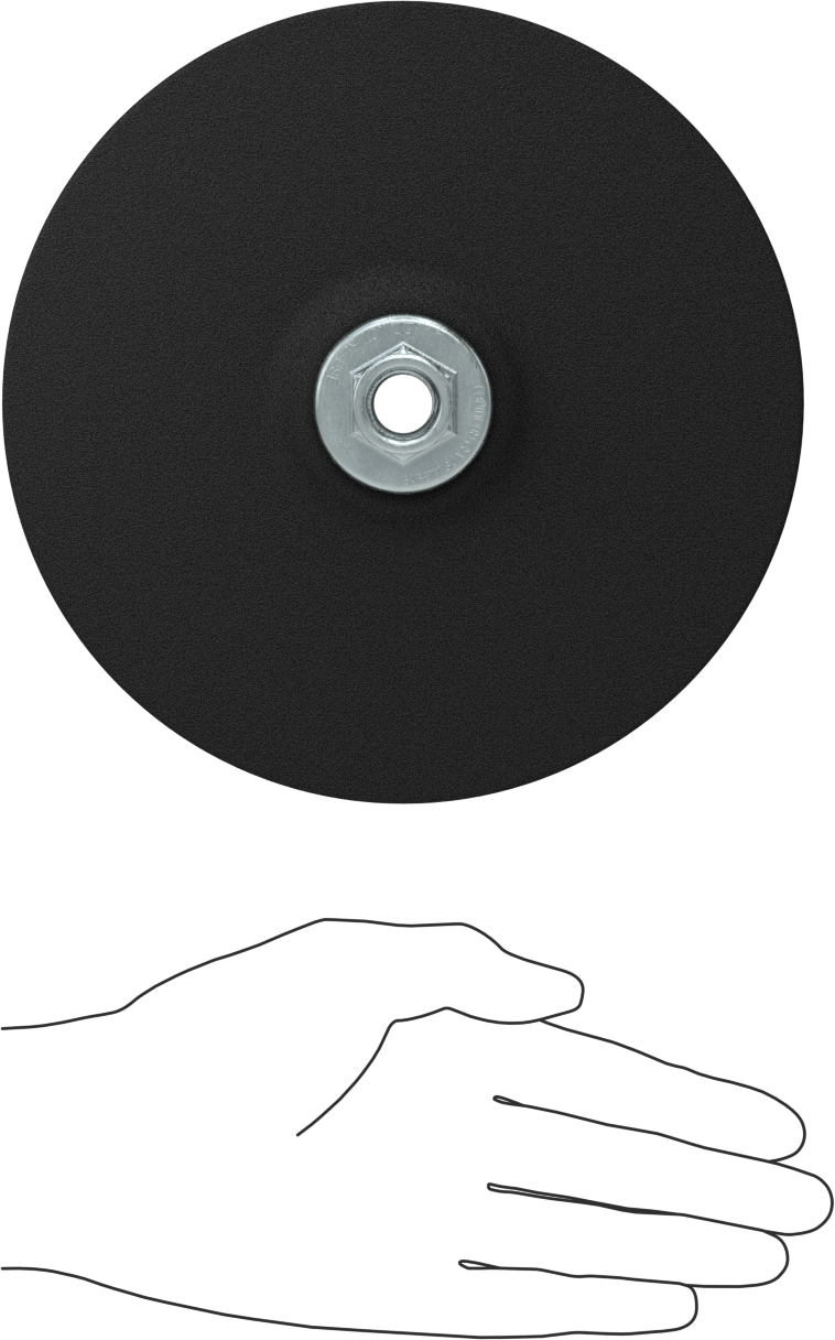 Uzun Ömürlü Açılı Taşlama Makinesi Tekerleği - Metaller Üzerinde Kullanım, Dişli Mil Deliği, 7" Çap, 1/4" Kalınlık