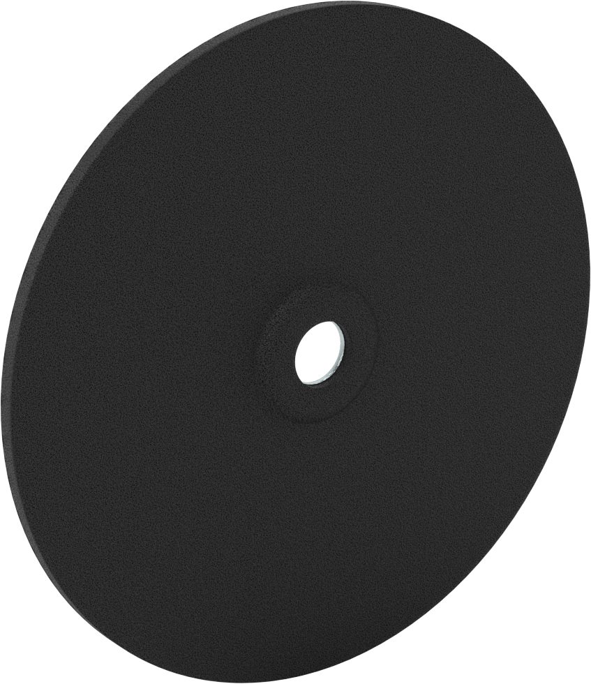 Uzun Ömürlü Açılı Taşlama Makinesi Tekerleği - Metaller Üzerinde Kullanım, Dişsiz Mil Deliği, 9" Çap, 1/4" Kalınlık
