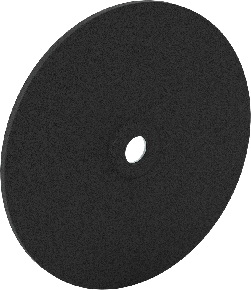 Uzun Ömürlü Açılı Taşlama Makinesi Tekerleği - Metaller Üzerinde Kullanım, Dişsiz Mil Deliği, 9" Çap, 1/4" Kalınlık