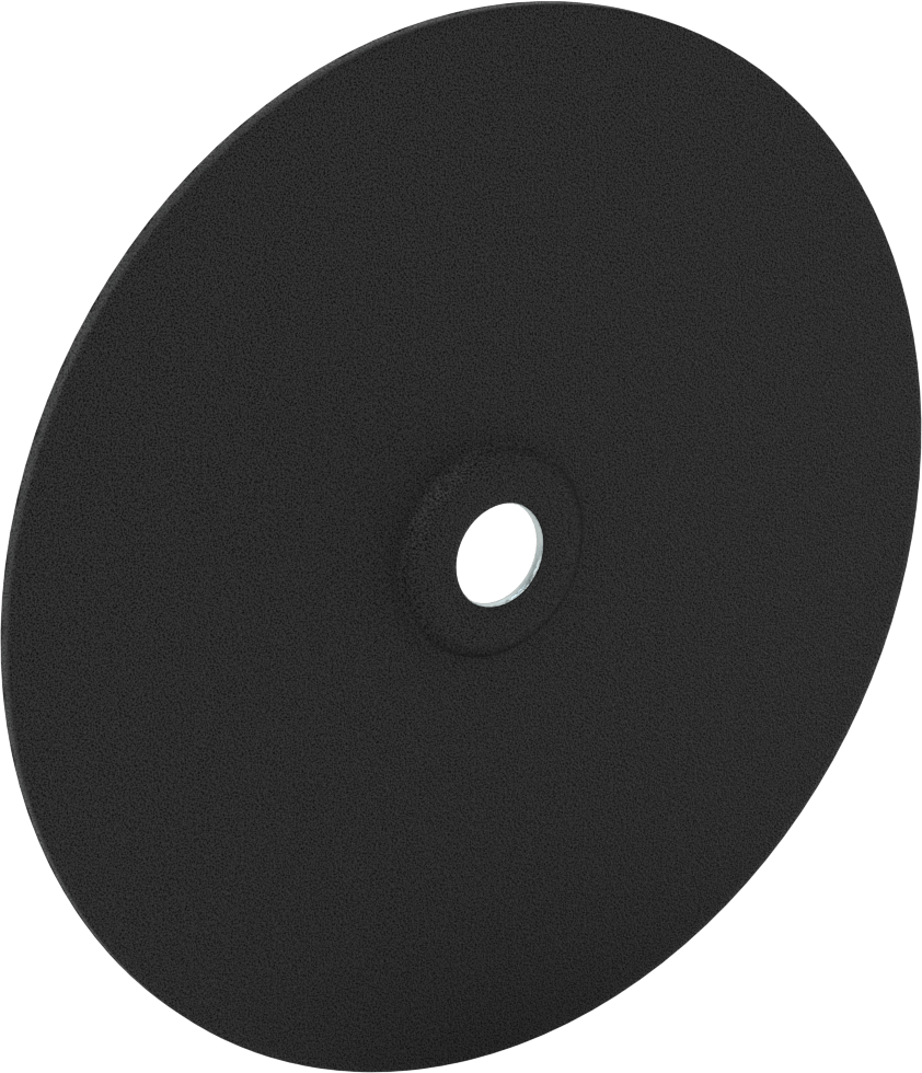 Uzun Ömürlü Açılı Taşlama Makinesi Tekerleği - Metaller Üzerinde Kullanım, Dişsiz Mil Deliği, 9" Çap, 1/8" Kalınlık