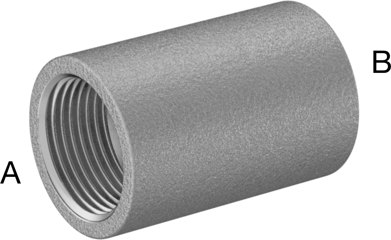 Yüksek Basınçlı 316 Paslanmaz Çelik Boru Bağlantı Elemanı, Düz Redüktör, 3/4 x 1/4 NPT Dişi