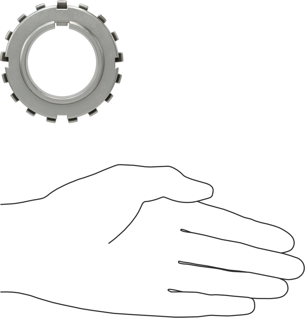 Bearing Adapter Sleeve, Trade Number Snw-10, for 1-11/16" Shaft Diameter