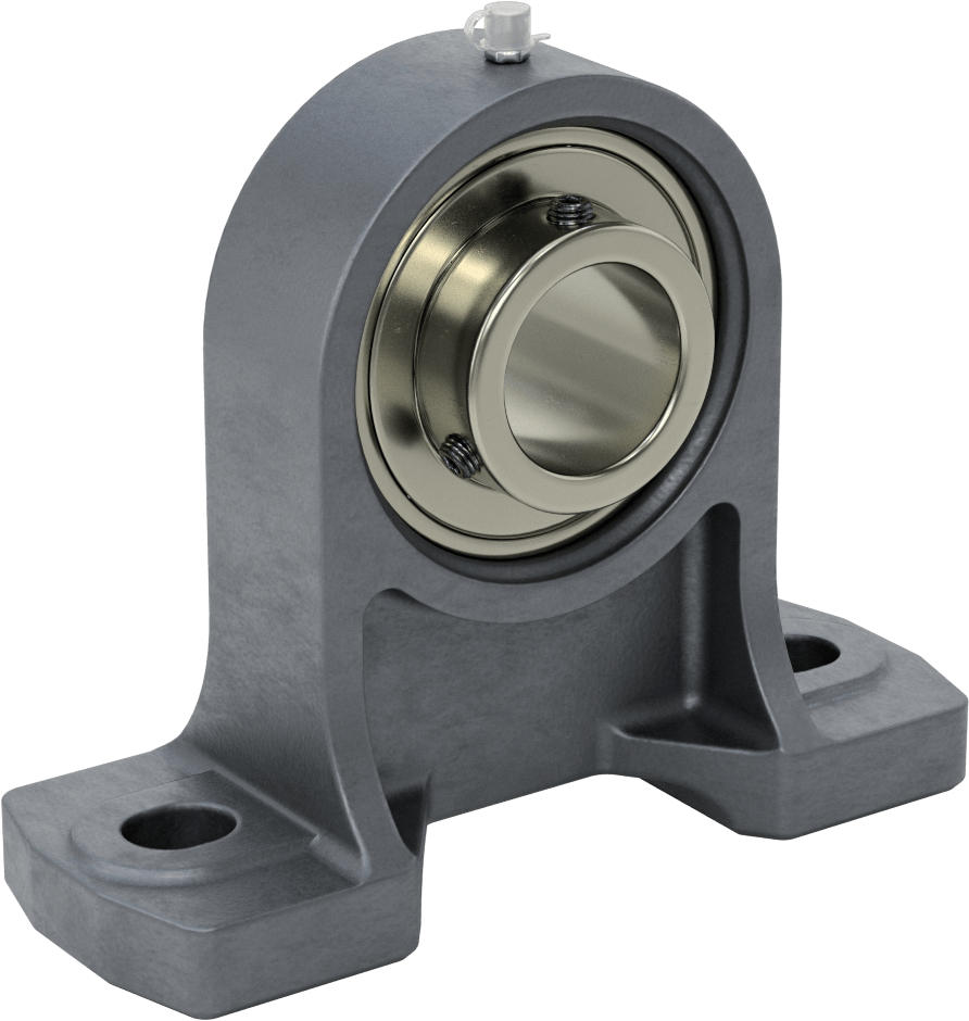 Ekstra Boşluklu Monte Bilyalı Rulman, 1-1/2" Mil Çapı için, 3-15/16" Merkez Yüksekliği