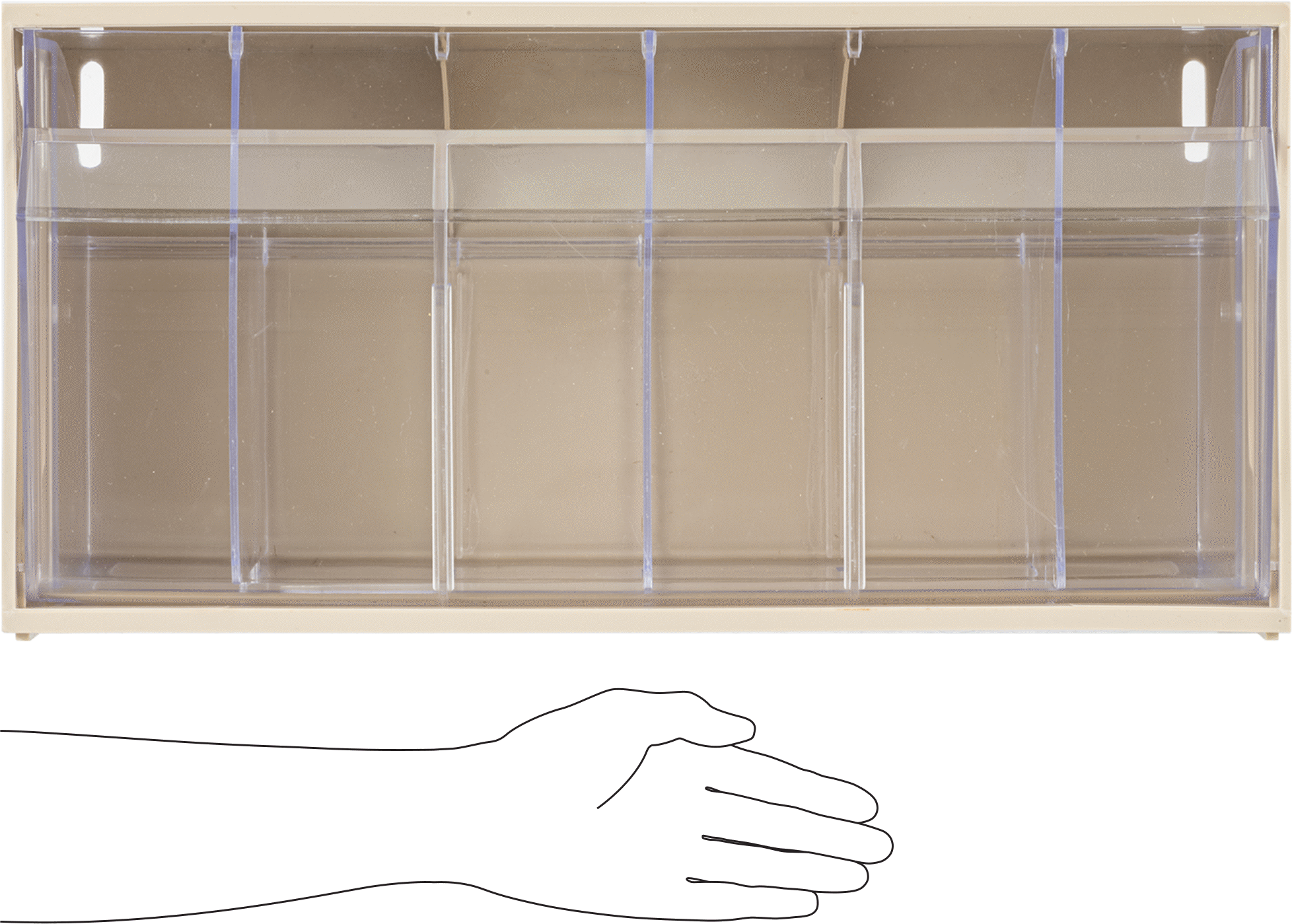 Dışa Eğilebilir Sepet Rafı, Ayarlanabilir Dışa Açılır Kutular, 11-7/8“ x 5-5/16” Toplam Boyut