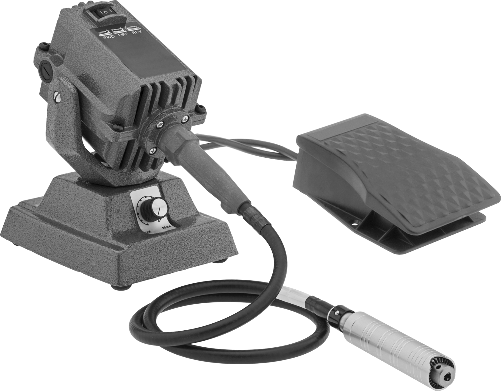 Elektrikli Esnek Şaftlı Uç ve Bur Die Grinder, Tezgah, 3/32", 1/8", 1/4" Şaft Çapı, 15000 rpm