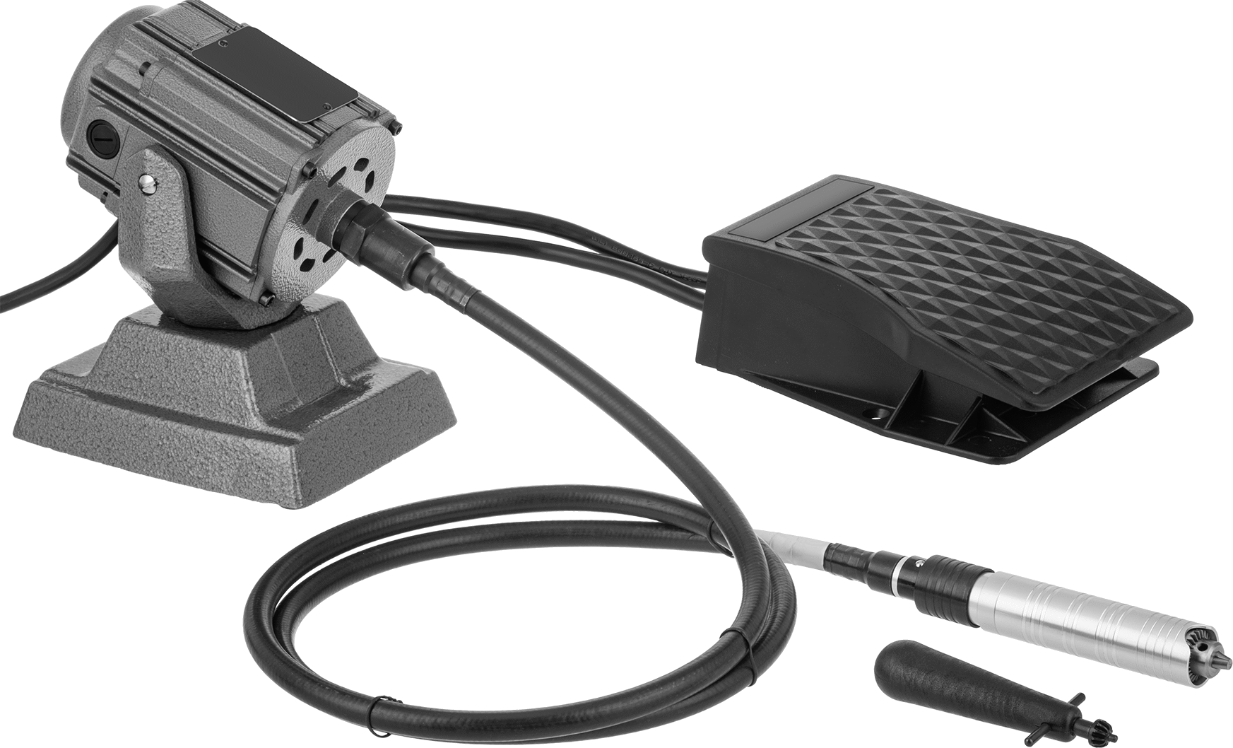 Elektrikli Esnek Şaftlı Uç ve Bur Die Grinder, Tezgah, 3/32", 1/8", 5/32" Şaft Çapı, 15000 rpm