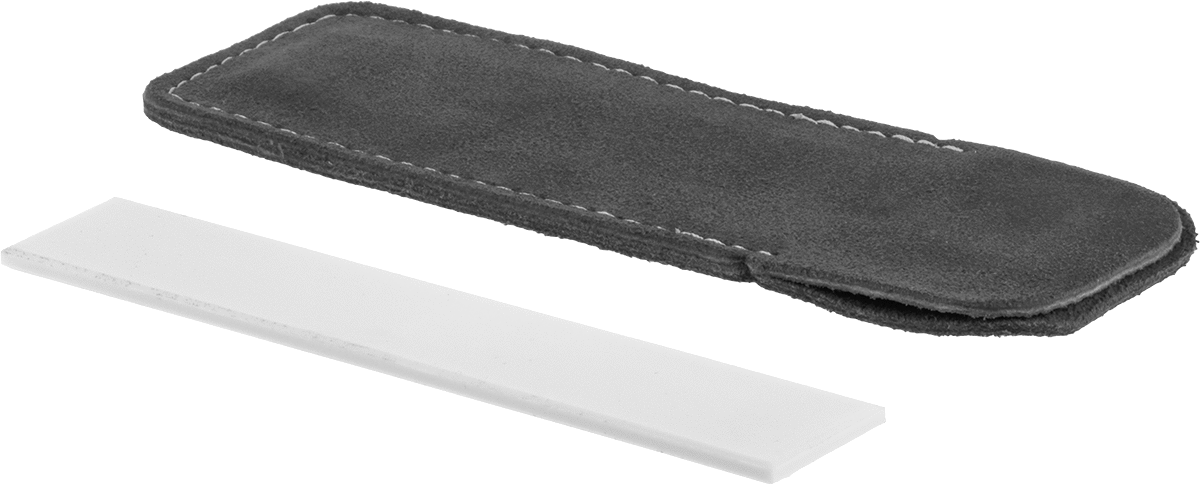 Seramik Alümina Bileme Taşı, 5“ Uzunluk x 1” Genişlik x 1/8" Kalınlık, 1200 Kum