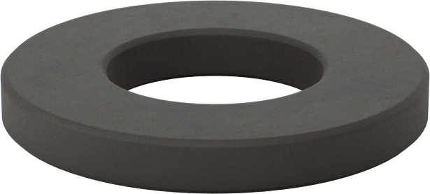 Yüksek Sıcaklık Grafit Yağlamalı Baskı Yatağı, Grafit Alaşımı, 1-1/2" Mil Çapı için, 2-15/16" OD