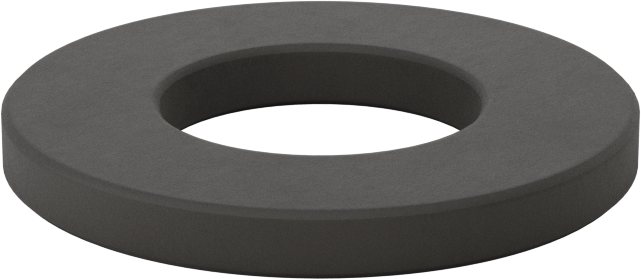 Yüksek Sıcaklık Grafit Yağlamalı Baskı Yatağı, Grafit Alaşımı, 1-3/4" Mil Çapı için, 3-7/16" OD