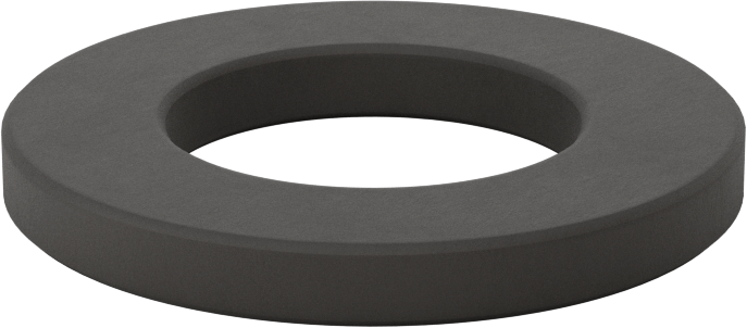 Yüksek Sıcaklık Grafit Yağlamalı Baskı Yatağı, Grafit Alaşımı, 2-1/2" Mil Çapı için, 4-7/16" OD