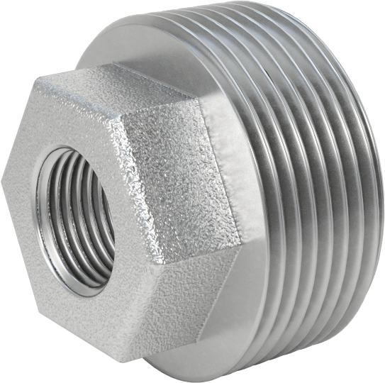Düşük Basınçlı Boru Bağlantı Elemanı, Demir Altıgen Burç Adaptörü, 1-1/4 Erkek x 3/8 Dişi NPT