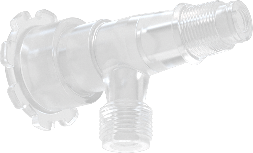 Plastik Varil Musluğu, 3/4 NPT Erkek Giriş x 3/4 GHT Erkek Çıkış