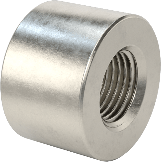 304 Paslanmaz Çelik Dişli Boru Bağlantı Elemanı, Düşük Basınç, Adaptör, 1/8 NPT Dişi x Alın Kaynağı