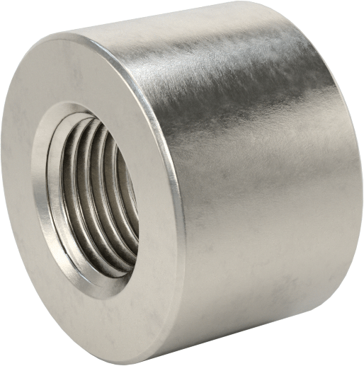 304 Paslanmaz Çelik Dişli Boru Bağlantı Elemanı, Düşük Basınç, Adaptör, 1/8 NPT Dişi x Alın Kaynağı