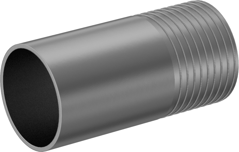 Paslanmaz Çelik Boru için Alın Kaynaklı Bağlantı Parçası, 316/316L Paslanmaz Çelik Adaptör, 1-1/2" Boru Dış Çapı x Hortum İç Çapı için