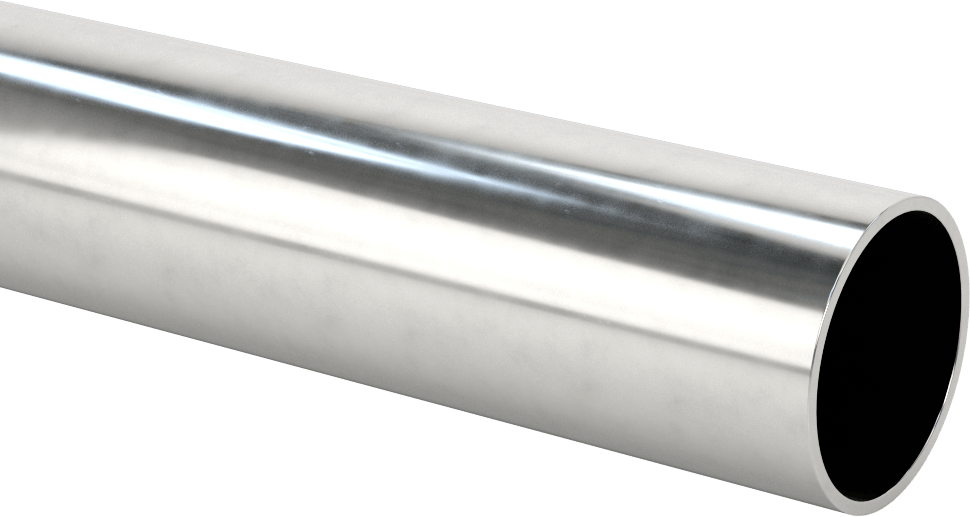 Gıda için Yüksek Parlaklıkta Paslanmaz Çelik Boru, Beverage, Süt Ürünleri, Tip 304L, 1-1/2" OD, 0,065" Duvar Kalınlığı