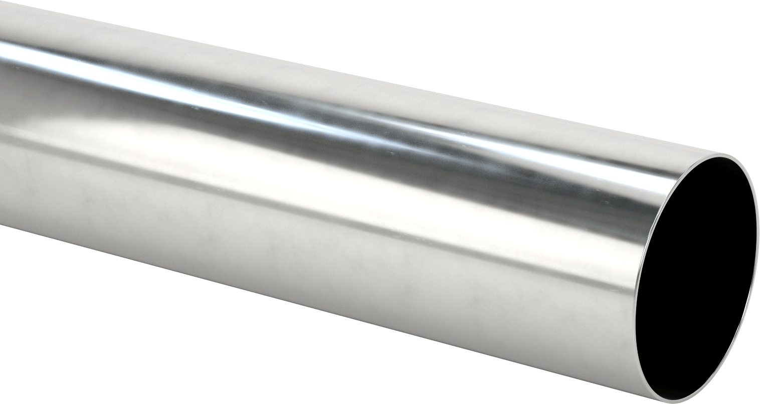 Gıda için Yüksek Parlaklıkta Paslanmaz Çelik Boru, Beverage, Süt Ürünleri, Tip 316/316L, 8" OD, 0,109 inç Duvar Kalınlığı