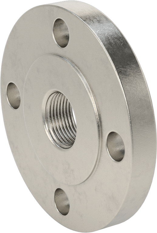 Düşük Basınçlı 304/304L Paslanmaz Çelik Dövme Boru Flanşı, Redüktör, 1 NPT x 1-1/2 Flanş Boru Boyutu