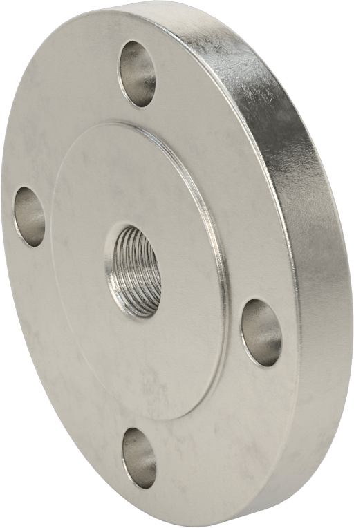 Düşük Basınçlı 304/304L Paslanmaz Çelik Dövme Boru Flanşı, Redüktör, 1/2 NPT x 1-1/2 Flanşlı Boru Boyutu