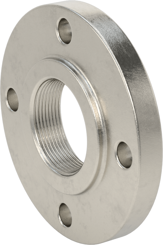 Düşük Basınçlı 304/304L Paslanmaz Çelik Dövme Boru Flanşı, Redüktör, 2-1/2 NPT x 3 Flanşlı Boru Boyutu