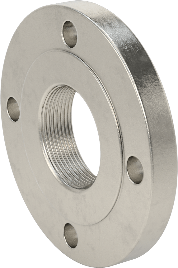 Düşük Basınçlı 304/304L Paslanmaz Çelik Dövme Boru Flanşı, Redüktör, 2-1/2 NPT x 3 Flanşlı Boru Boyutu