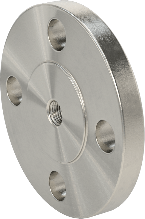 Düşük Basınçlı 304/304L Paslanmaz Çelik Dövme Boru Flanşı, Redüktör, 1/4 NPT x 1 Flanş Boru Boyutu