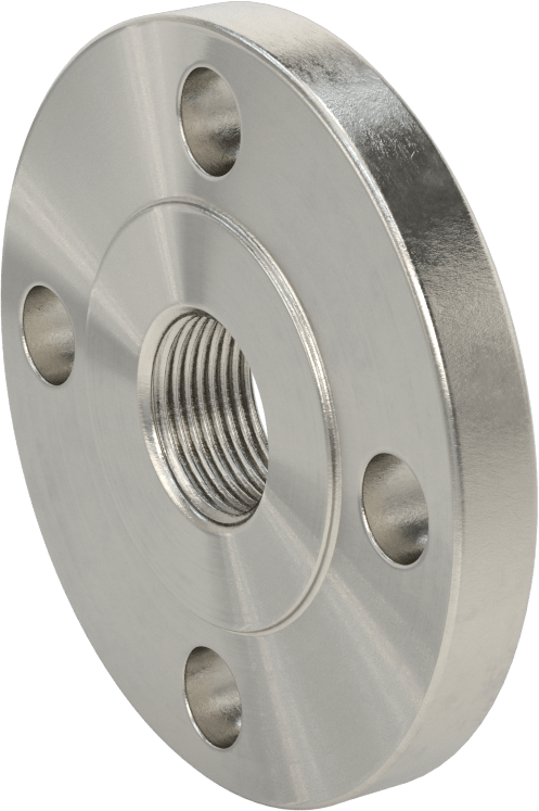 Düşük Basınçlı 304/304L Paslanmaz Çelik Dövme Boru Flanşı, Redüktör, 1 NPT x 1-1/4 Flanşlı Boru Boyutu