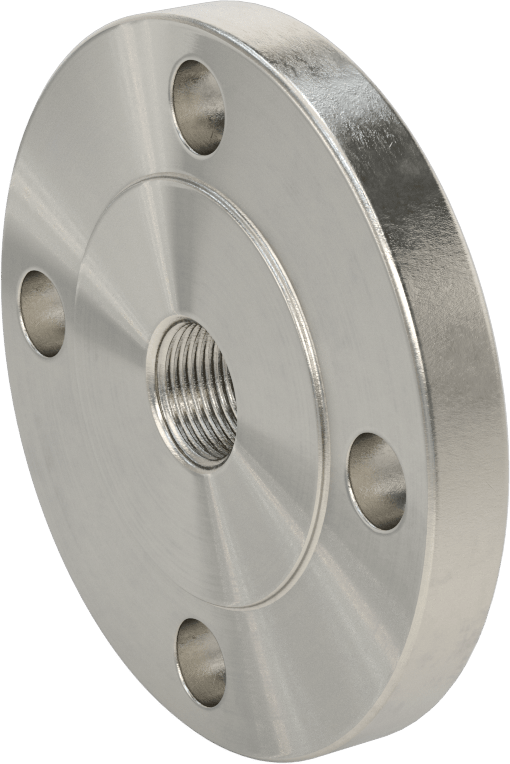 Düşük Basınçlı 304/304L Paslanmaz Çelik Dövme Boru Flanşı, Redüktör, 3/4 NPT x 1-1/2 Flanşlı Boru Boyutu