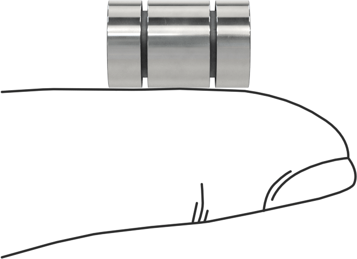 Pivot Bearing, Double End, for 3/8" Housing ID, 19/32" Overall Length